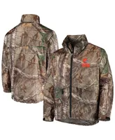 Men's Dunbrooke Realtree Camo Cleveland Browns Circle Sportsman Waterproof Packable Full-Zip Jacket