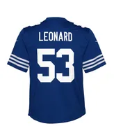 Big Boys Nike Darius Leonard Royal Indianapolis Colts Alternate Game Jersey