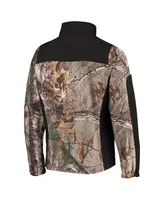 Men's Dunbrooke Realtree Camo and Black Indianapolis Colts Circle Hunter Softshell Full-Zip Jacket