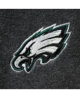 Men's Gray Philadelphia Eagles Houston Fleece Full-Zip Vest