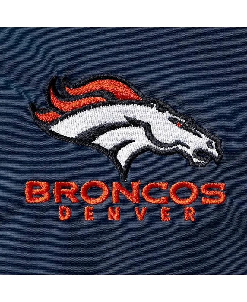 Men's Dunbrooke Navy Denver Broncos Triumph Fleece Full-Zip Jacket