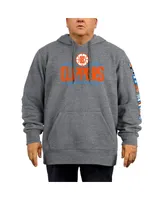 Men's New Era Gray La Clippers 2021/22 City Edition Big and Tall Pullover Hoodie