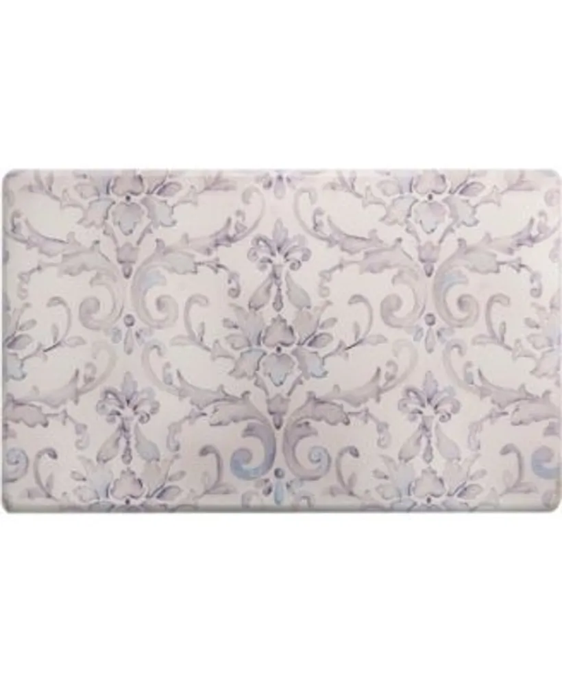 Global Rug Designs Cheerful Ways Watercolor Damask Area Rug