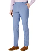 Bar Iii Men's Slim-Fit Blue Hairline Stripe Dress Pants, Created for Macy's