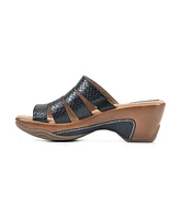 White Mountain Women's Valora Clog Slide Sandals