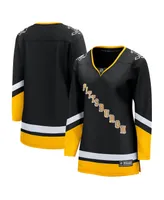 Women's Fanatics Black Pittsburgh Penguins 2021/22 Alternate Premier Breakaway Jersey