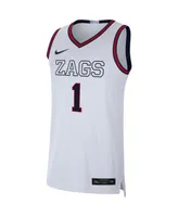 Men's Nike White Gonzaga Bulldogs Limited Basketball Jersey