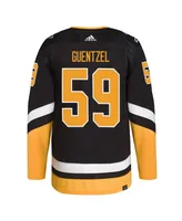 Men's Jake Guentzel Black Pittsburgh Penguins 2021/22 Alternate Authentic Pro Player Jersey