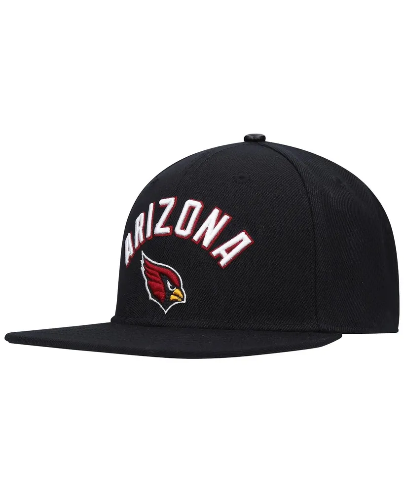 Men's Pro Standard Black Arizona Cardinals Stacked Snapback Hat