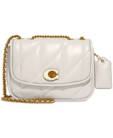 Coach Quilted Pillow Madison Shoulder Bag with Chain Strap