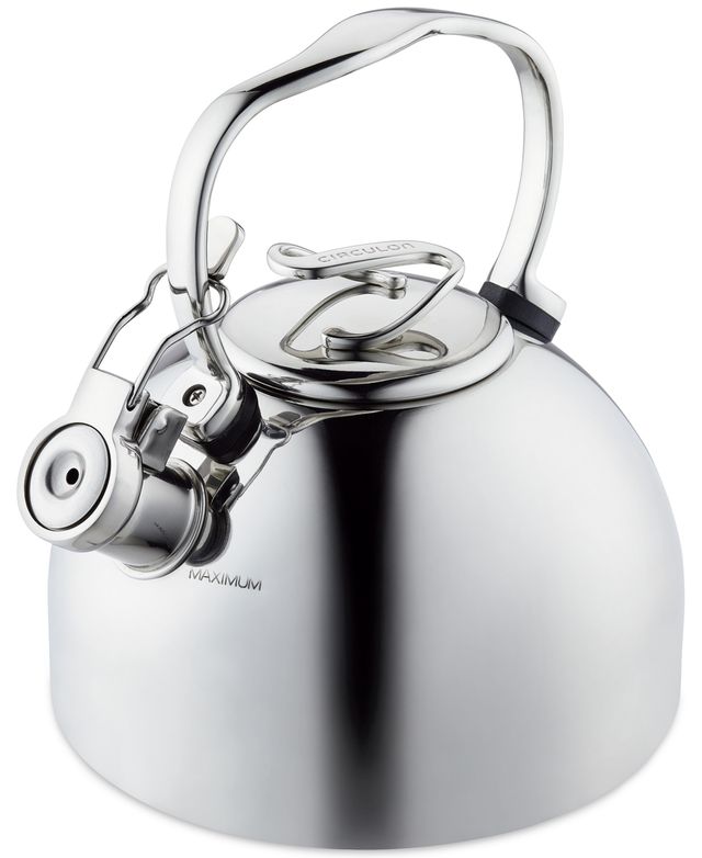Primula Stainless Steel 2 Quart Whistling Kettle - Silver