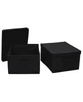 Jumbo Fabric Storage Bins, Set of 2