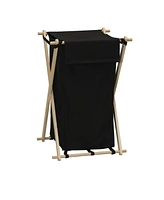 X-Frame Wood Laundry Hamper