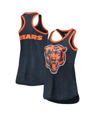 Women's G-iii 4Her by Carl Banks Navy Chicago Bears Tater Tank Top