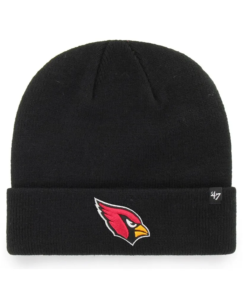 Men's '47 Black Arizona Cardinals Secondary Basic Cuffed Knit Hat