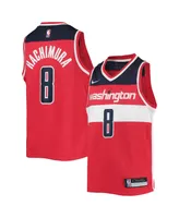 Big Boys Nike Rui Hachimura Red Washington Wizards 2021/22 Diamond Swingman Jersey - Icon Edition