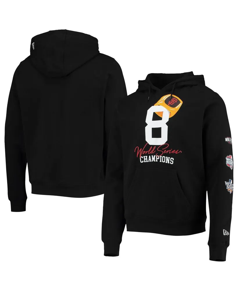 Men's New Era Black San Francisco Giants Count The Rings Pullover Hoodie