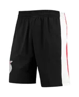 Men's Mitchell & Ness Black Portland Trail Blazers Hardwood Classics 75th Anniversary Swingman Shorts