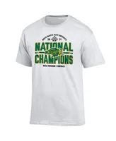 Men's Champion White Ndsu Bison 2021 Fcs Football National Champions Locker Room T-shirt