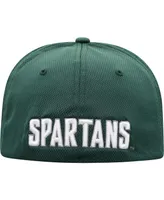 Men's Top of the World Green Michigan State Spartans Reflex Logo Flex Hat