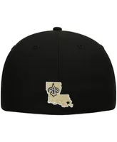 Men's New Era Black New Orleans Saints Elemental 59FIFTY Fitted Hat