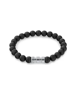 Calvin Klein Men's Gray Matte Onyx Bracelet