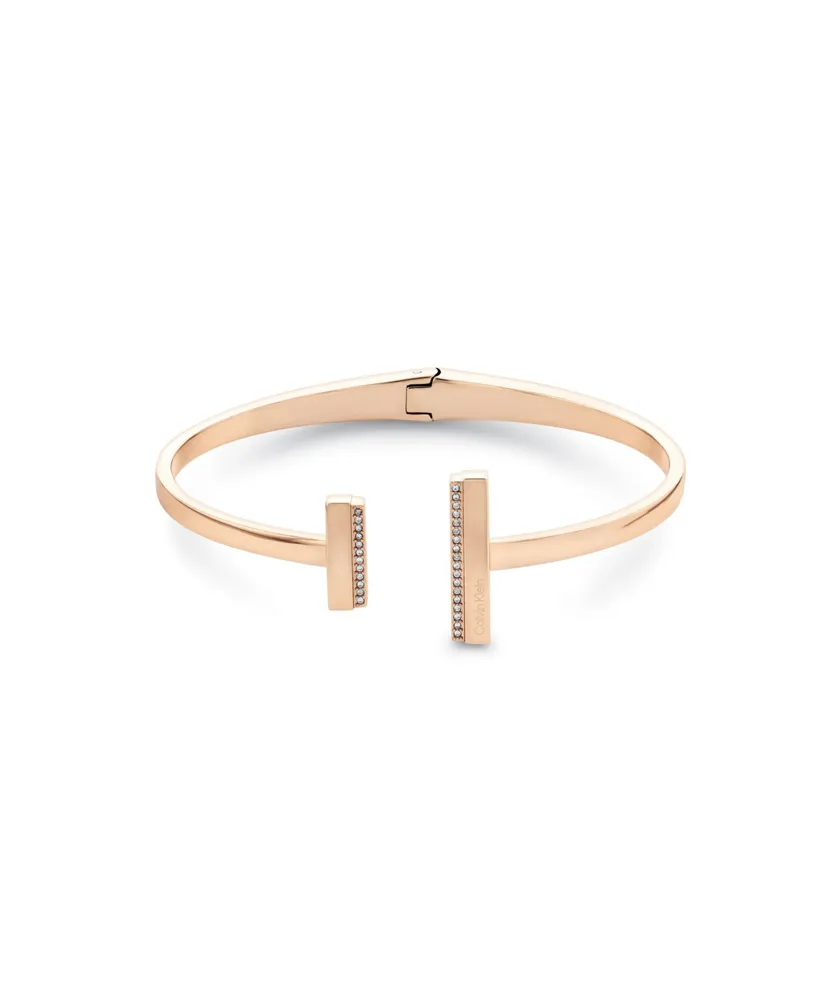 Calvin Klein Women's Carnation Gold-Tone Bangle Bracelet - Gold