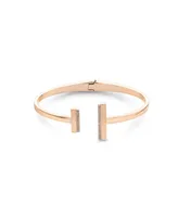 Calvin Klein Women's Carnation Gold-Tone Bangle Bracelet - Gold