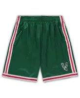 Men's Milwaukee Bucks Big and Tall Hardwood Classics Team Swingman Shorts