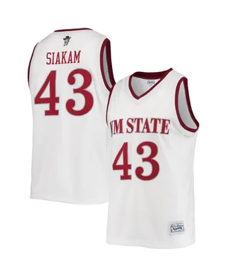 Men's Pascal Siakam White New Mexico State Aggies Alumni Commemorative Replica Basketball Jersey