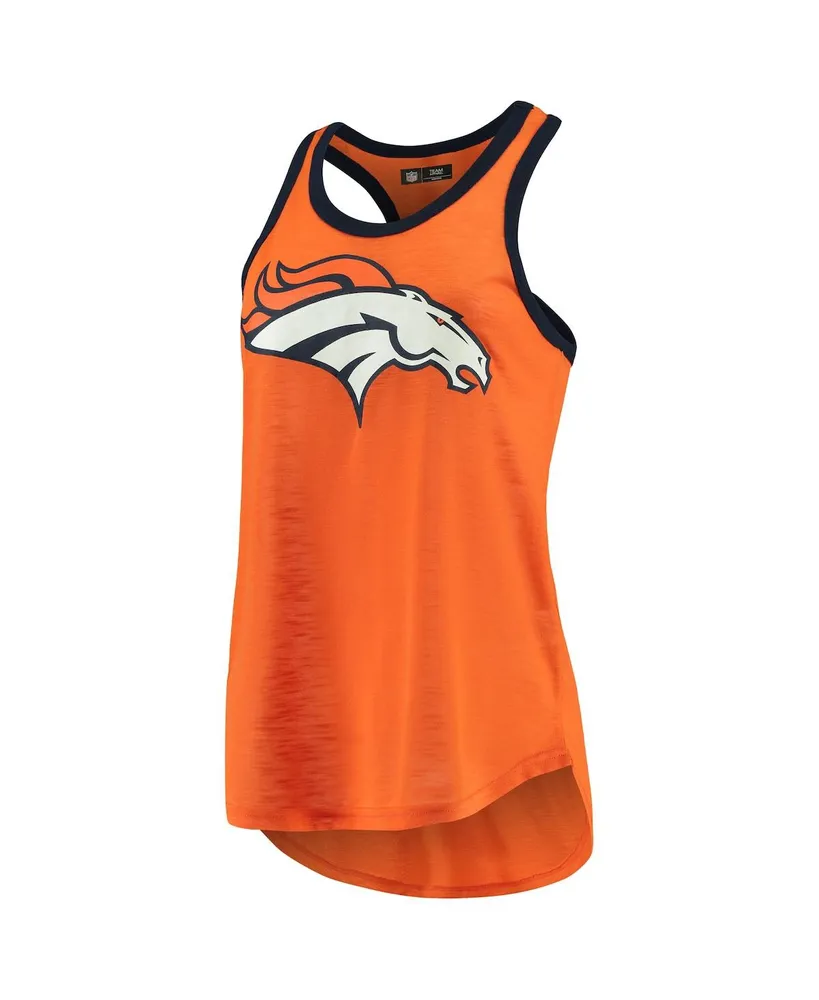 Women's Orange Denver Broncos Tater Tank Top