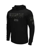 Men's Black Mississippi State Bulldogs Oht Military-Inspired Appreciation Hoodie Long Sleeve T-shirt