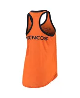 Women's Orange Denver Broncos Tater Tank Top