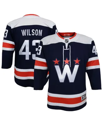 Big Boys Tom Wilson Navy Washington Capitals 2020/21 Alternate Premier Player Jersey