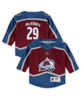 Infant Unisex Nathan MacKinnon Burgundy Colorado Avalanche Home Replica Player Jersey