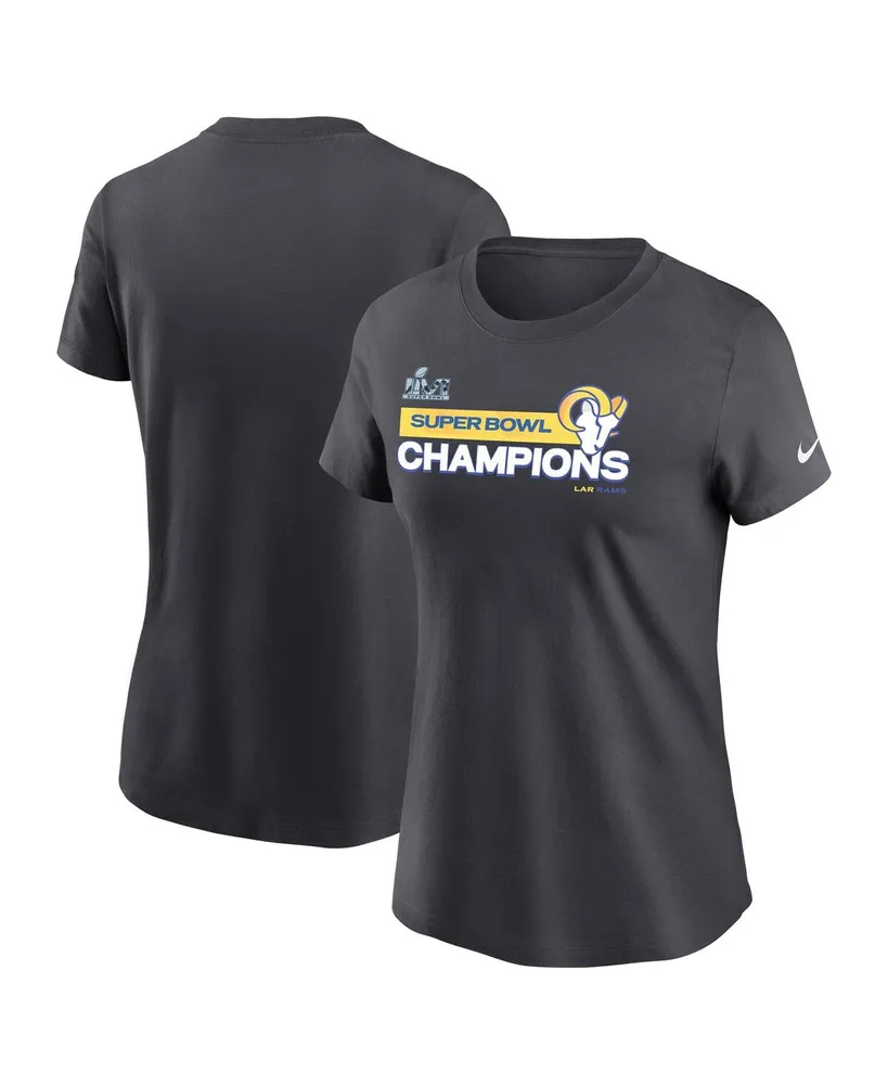 Los Angeles Rams Nike Super Bowl LVI Champions Roster T-Shirt - Anthracite