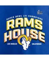 Men's Fanatics Royal Los Angeles Rams Super Bowl Lvi Champions Running Back Hometown T-shirt