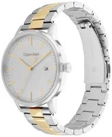 Calvin Klein Two-Tone Stainless Steel Bracelet Watch 43mm