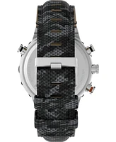 Timex Men's Tide Temp Compass Camo Fabric Strap Watch 45mm