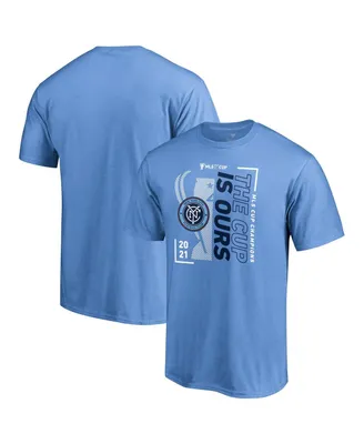 Men's Fanatics Sky Blue New York City Fc 2021 Mls Cup Champions Parade T-shirt