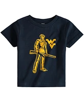 Toddler Unisex Navy West Virginia Mountaineers Big Logo T-shirt