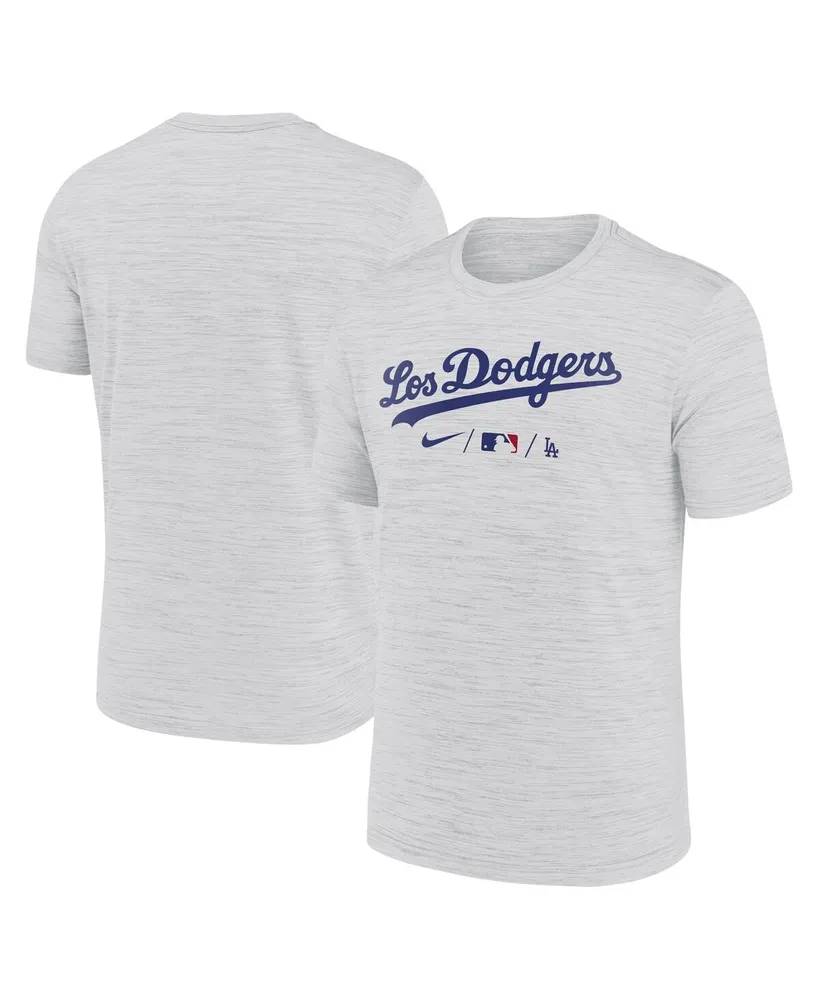Men's Nike Los Angeles Dodgers Authentic Collection Gray City Connect Velocity Performance T-shirt