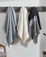 G.h. Bass & Co. Textured Cozy Sherpa Throw, 50" x 60"