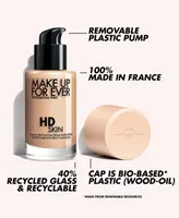 Make Up For Ever Hd Skin Waterproof Natural Matte Foundation