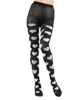 MeMoi Women's Loves Got To Do With It Opaque Tights