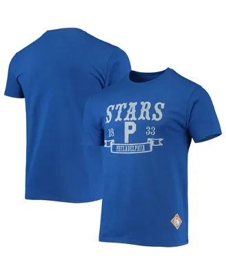 Men's Stitches Royal Philadelphia Stars Negro League Wordmark T-shirt