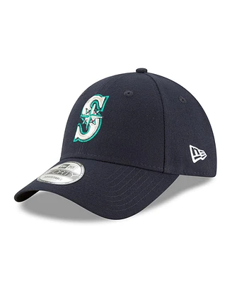 Men's New Era Navy Seattle Mariners League 9Forty Adjustable Hat