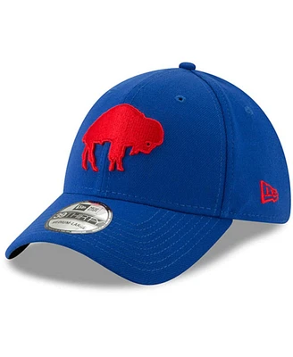 Men's New Era Royal Buffalo Bills Team Classic Throwback 39Thirty Flex Hat