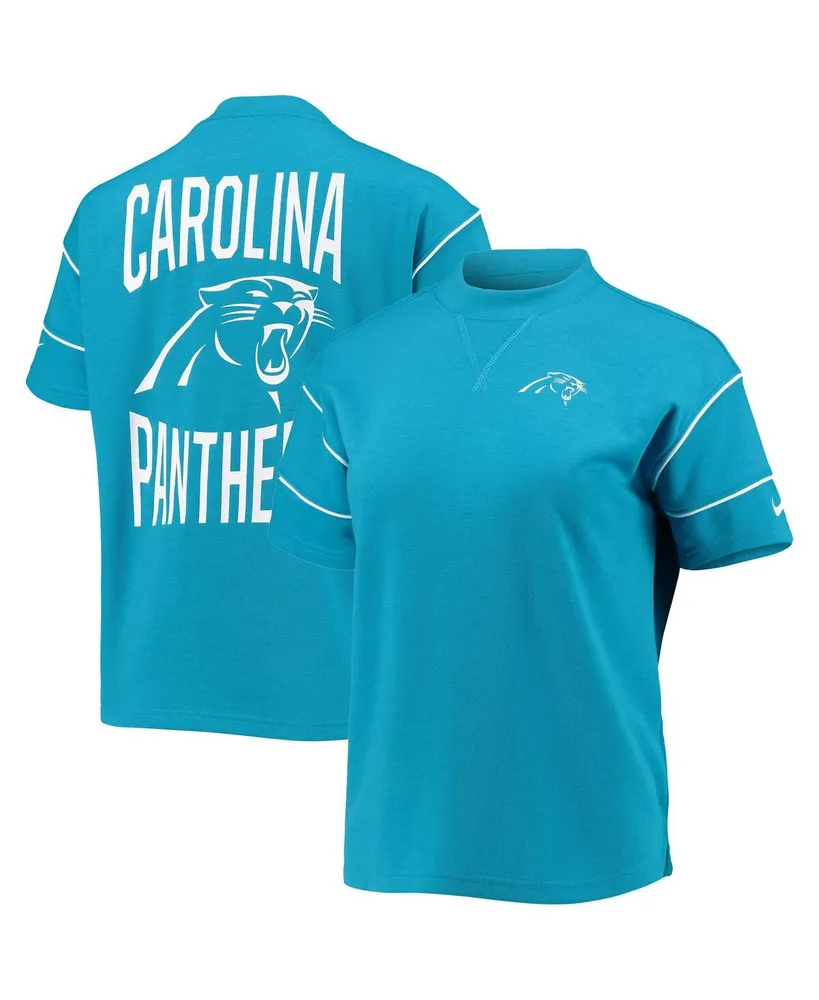 Nike Women's Dri-Fit Sideline Velocity (NFL Carolina Panthers) T-Shirt in Blue, Size: Small | 00M644I9D-0BN