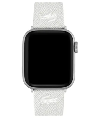 Lacoste Petit White Leather Strap for Apple Watch 38mm/40mm